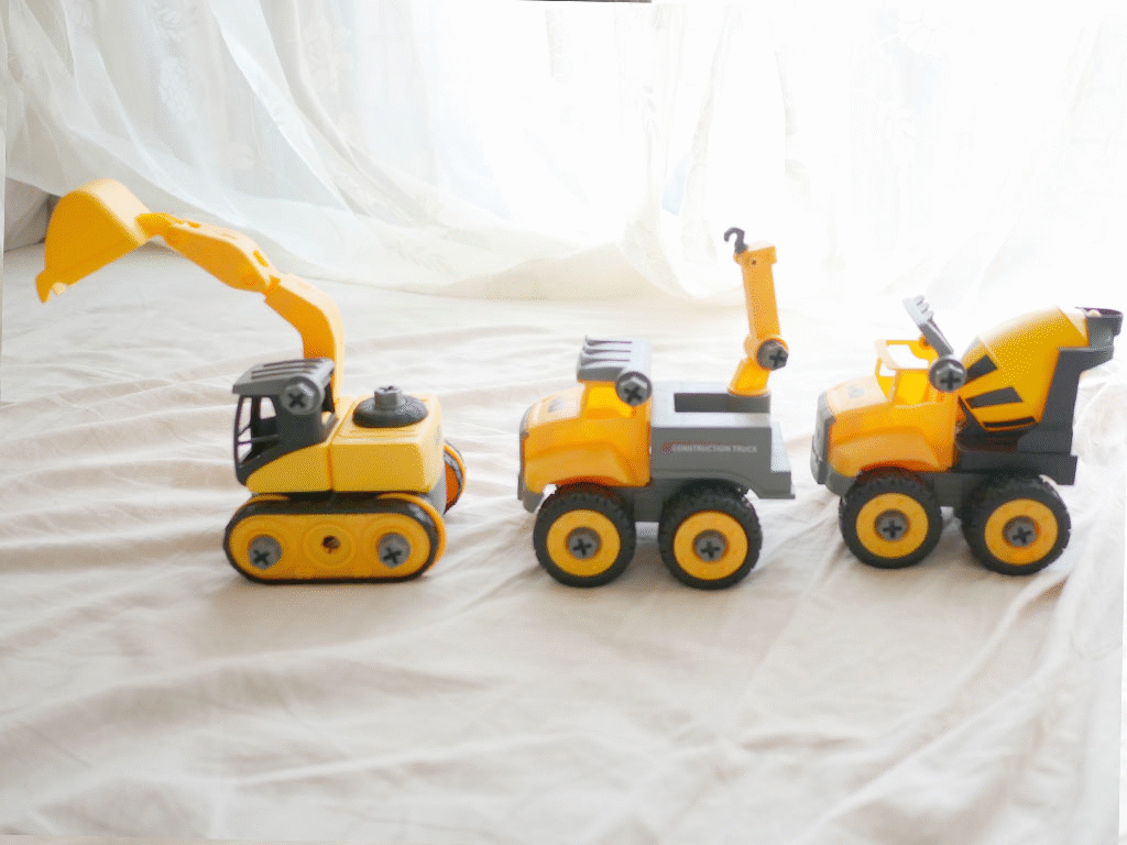 smart積木車 教具 幼兒玩具 兩歲玩具 車車模型.gif