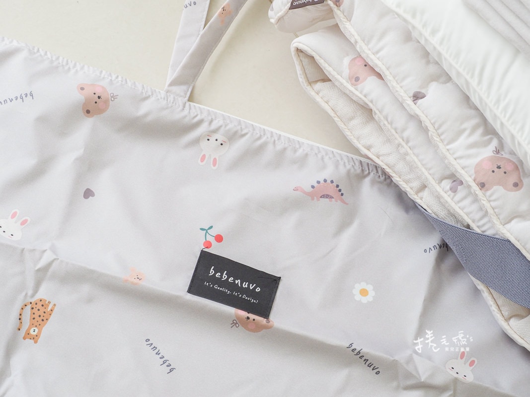 幼兒園睡袋推薦 像躺在雲朵上一樣好睡！韓國Bebenuvo雲朵睡袋防螨睡袋 四季午睡 3件式睡袋