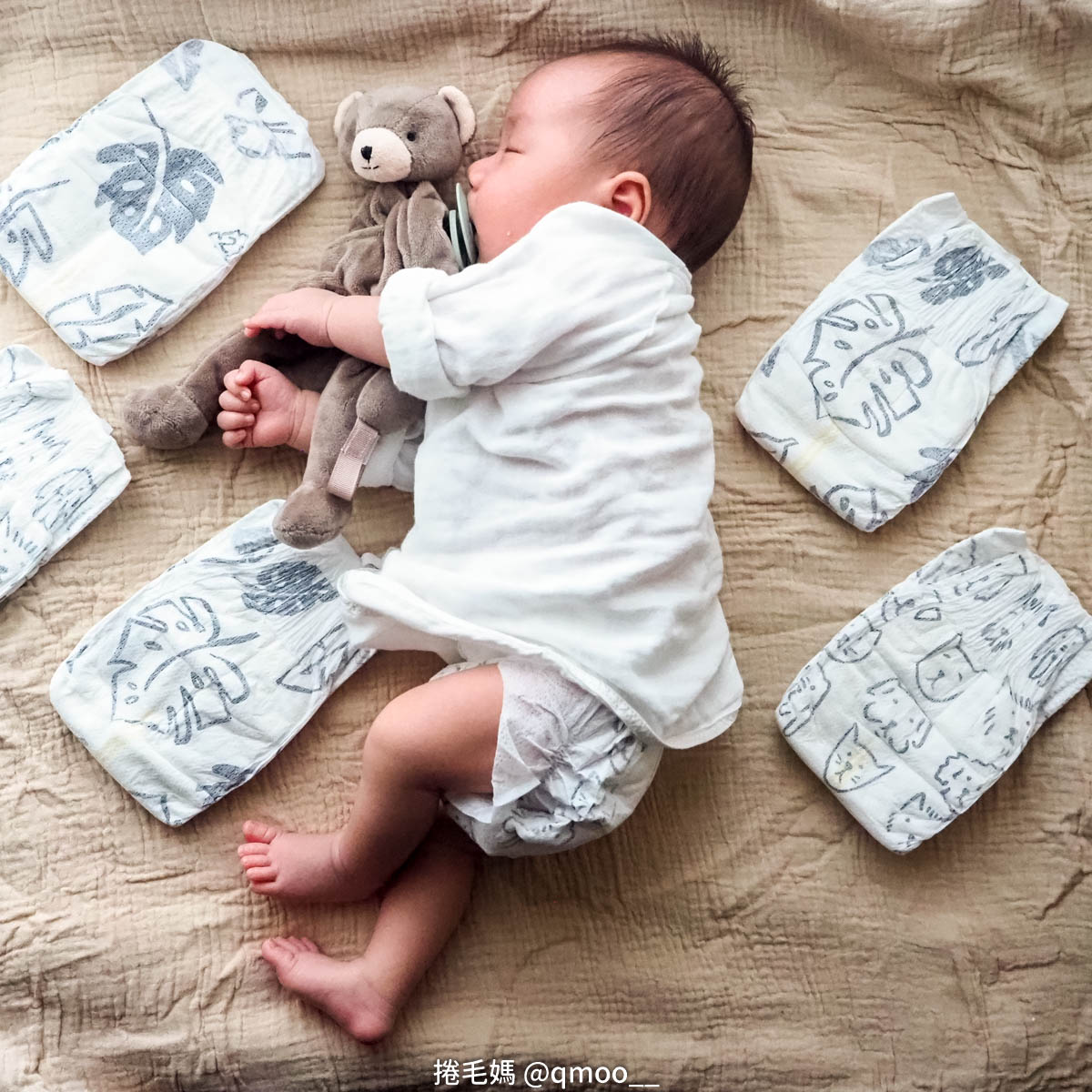 實測3秒瞬間吸收!美國Parasol新科技水凝尿布，小屁屁就像沒穿一樣乾爽舒適