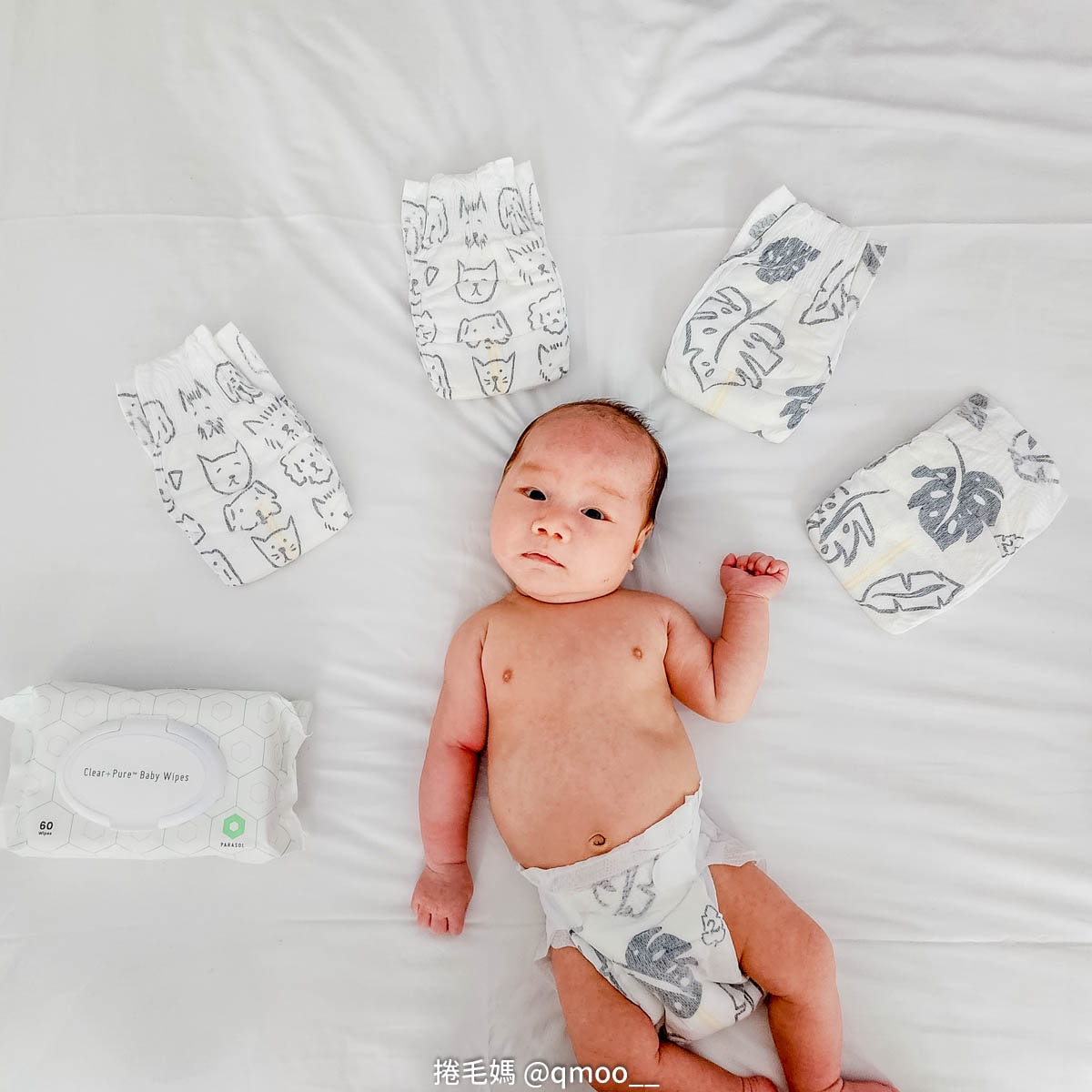 實測3秒瞬間吸收!美國Parasol新科技水凝尿布，小屁屁就像沒穿一樣乾爽舒適