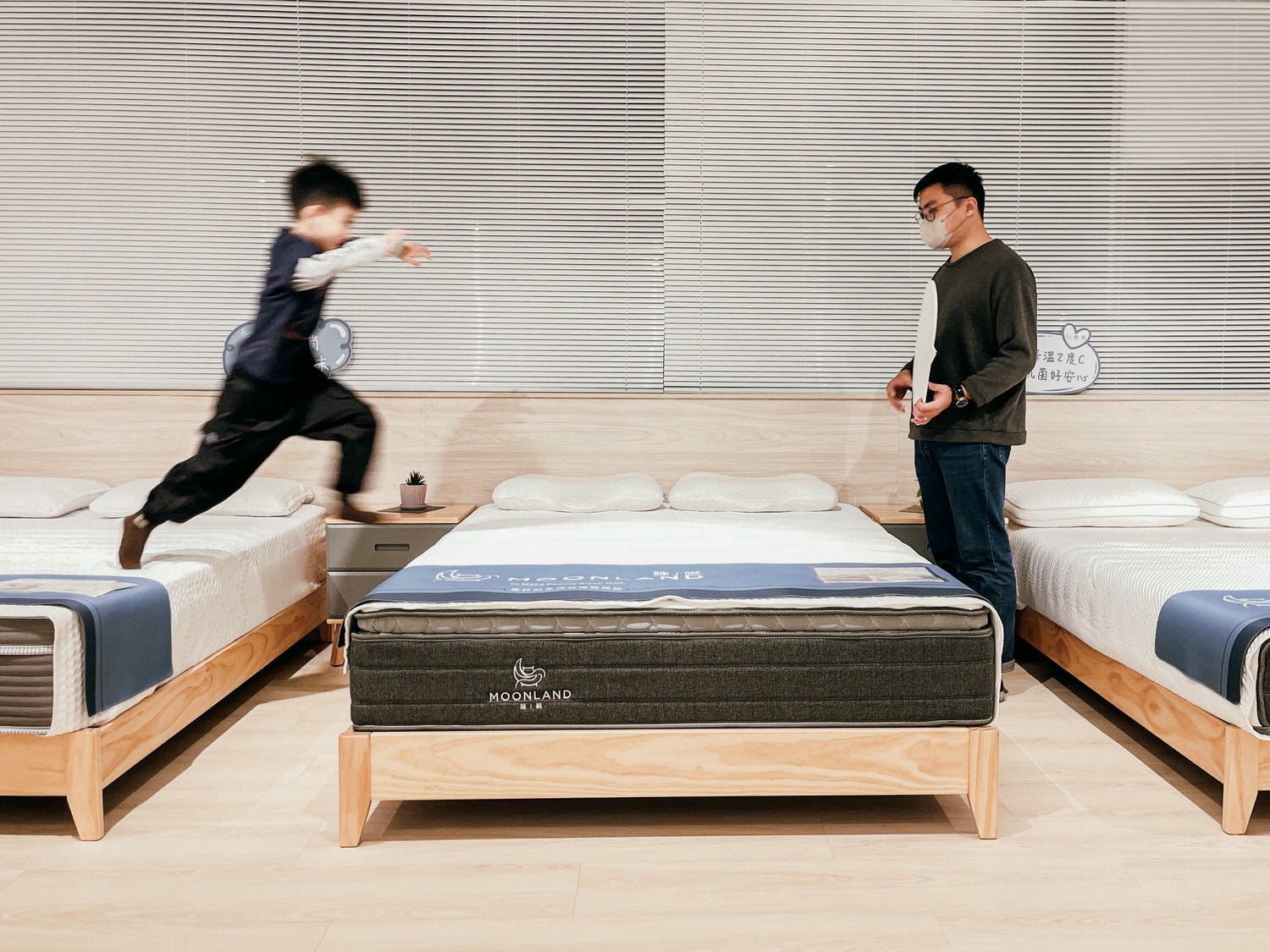 床墊推薦 | Moonland睦眠床墊 台北門市 7款床墊試躺心得 防塵螨10年保固 MIT台灣製床墊