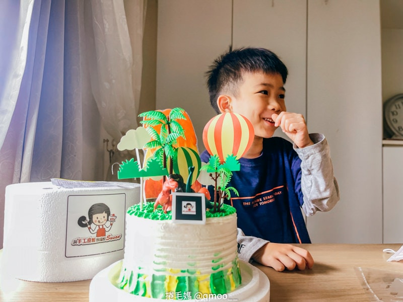 有恐龍在蛋糕上大吼！與手工甜點對話的SUSAN x AR動蛋糕 dessert365手工甜點娘娘專送平台 宅配生日蛋糕