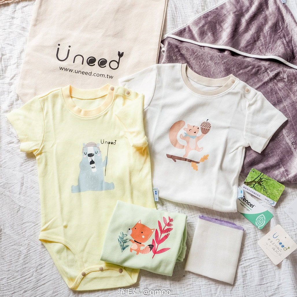 為保護弱敏肌膚而生 世界上最舒服的包屁衣 Uneed童裝 嬰幼童有機棉氧化鋅+天絲機能童裝 - 第8張圖 為保護弱敏肌膚而生 世界上最舒服的包屁衣 Uneed童裝 嬰幼童有機棉氧化鋅+天絲機能童裝