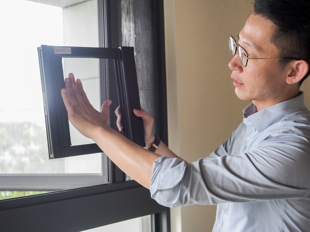 裝潢| 團購 荷蘭Poll-tex®普特絲防霾紗窗安裝心得費用分享